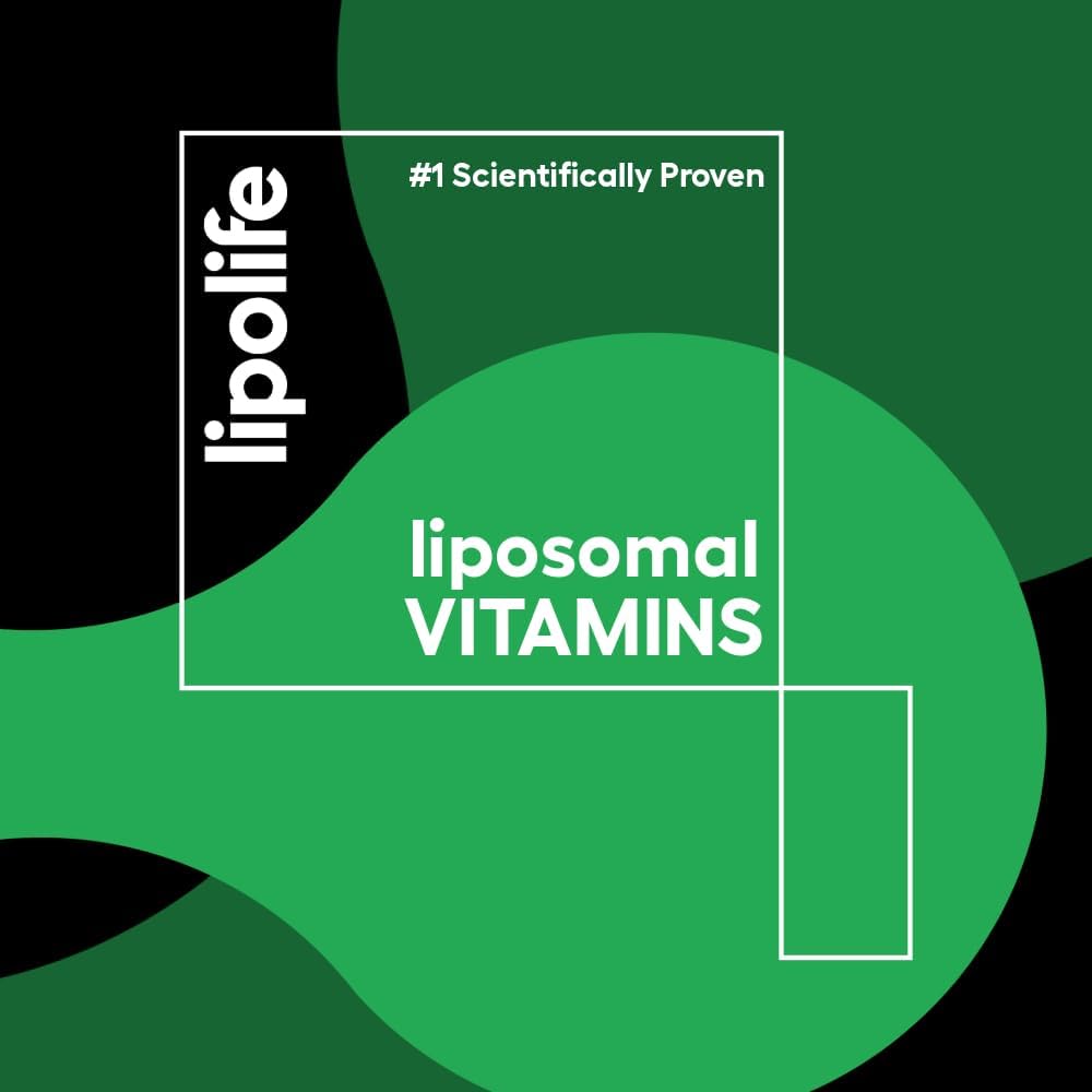 lipolife liposomal high Strength Vitamin C - 48 Servings 1000mg unflavoured. LVC1 Made in UK to GMP Standards. Vegan Gluten-Free (lipolife Gold) | Vitamin C Liquid : Amazon.co.uk: Health & Personal Care