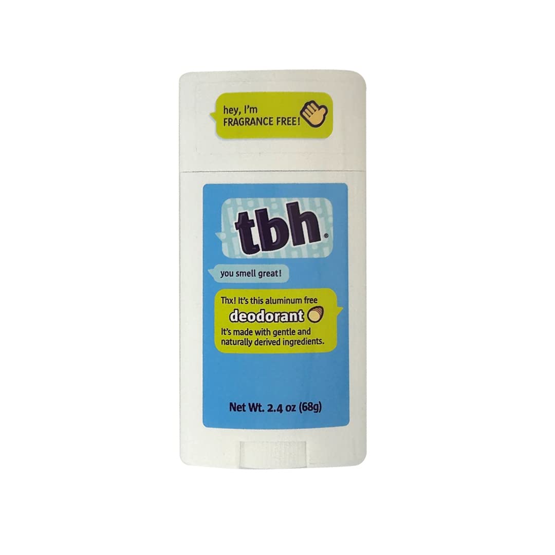 Tbh Kids Deodorant - Unscented Deodorant For Kids - Made W/ Natural Ingredients In The Usa - Aluminum Free Deodorant - Kids Deodorant Girls And Boys