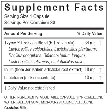 Transformation Enzymes #1 Practitioner Recommended Probiotic - More Than 5 Billion CFU's per Capsule, 30 Capsules : Health & Household