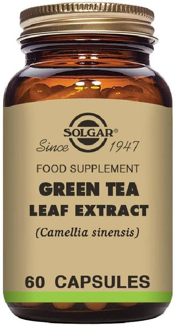 Solgar Standardized Full Potency Green Tea Leaf Extract Vegetable Capsules, 60 Count