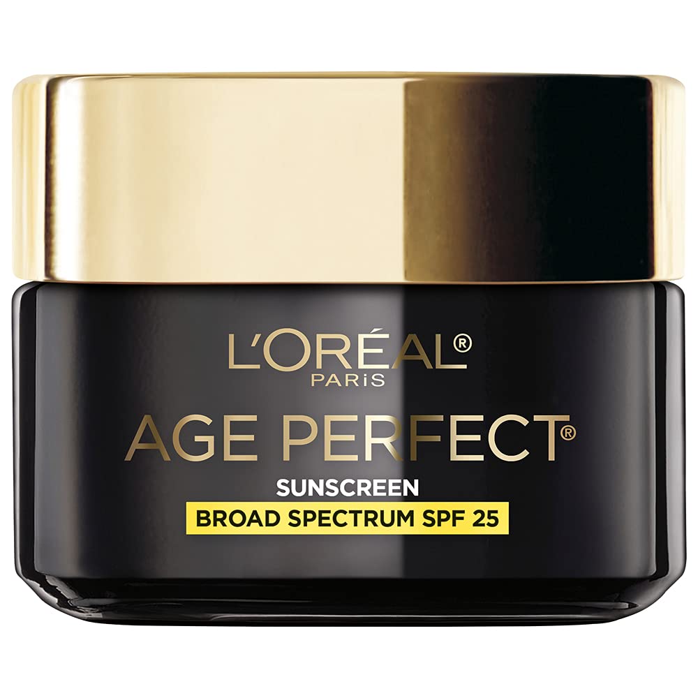 Loreal Paris Age Perfect Cell Renewal Anti-Aging Day Moisturizer With Broad Spectrum Spf 25 Sunscreen, Antioxidants, And Vitamin E 1.7Oz
