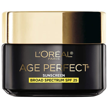 Loreal Paris Age Perfect Cell Renewal Anti-Aging Day Moisturizer With Broad Spectrum Spf 25 Sunscreen, Antioxidants, And Vitamin E 1.7Oz
