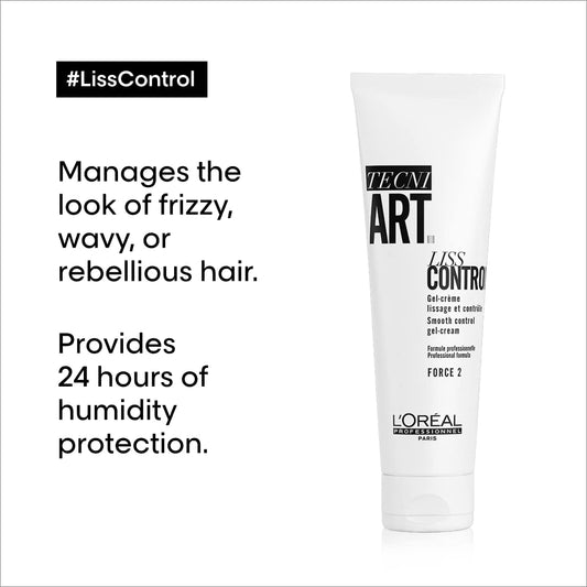 L'Oréal Professionnel Tecni.Art Liss Control, To Control And Smooth Frizziness, Healthy And Shiny Hair, Suitable For Any Hair Type, 150Ml