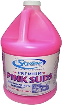 Geemy Premium Hand Dishwashing Pink Suds Detergent 1 Gallon Made in USA : Health & Household