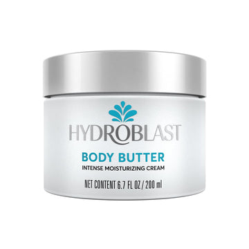 Hydroblast Body Butter 6.7oz – Cocoa, Shea Butter, Chamomile – Hydrating Soothing Comfort – Lightweight & Penetrating – Arms, Legs, Shoulders, Feet