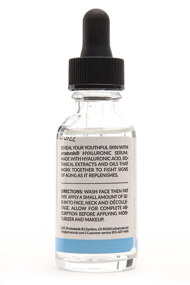 ArtNaturals Hyaluronic Acid Serum, 1 Fluid Ounce : Beauty & Personal Care