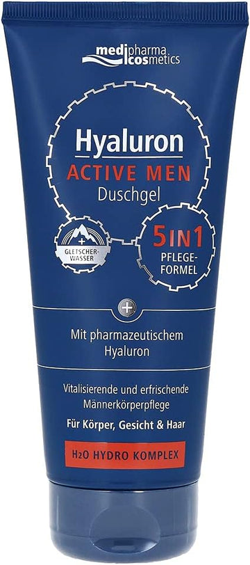 Dr. Theiss Naturwaren, Hyaluron Active Men Shower Gel 200 Ml, Colourless, Pack Of 1