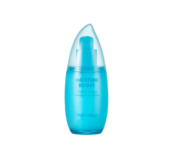 Tonymoly Moisture Boost Serum, Cooling Marine Concentrate With Chlorella & Seaweed, Hydrating, Mosturizer, 3 Oz