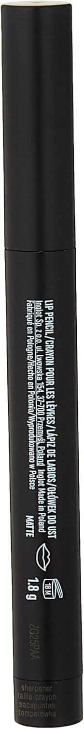 Inglot Amc Lip Pencil Matte - Matte Lip Liner With Intense Pigmentation | Long-Lasting Effect | Ideal For Precise Contouring And Filling In Of Lips | Abrasion-Resistant | 1,8 G | 19