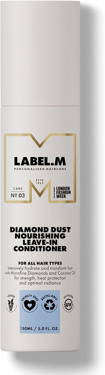 LABEL.M Diamond Dust Nourishing Leave In Conditioner 150ml : Amazon.co.uk: Beauty