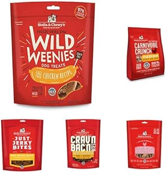 Stella & Chewy'S Chicken Treats, 5 Item Big Bundle (Single Animal Protein)