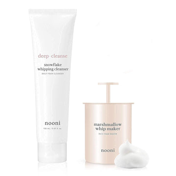 Nooni Marshmallow Whip Maker + Snowflake Whipping Cleanser Bundle