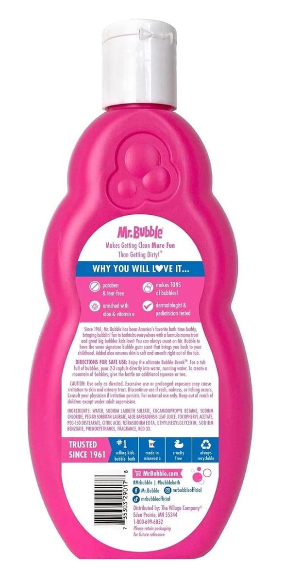Mr. Bubble Original Liquid Bubbles, 16 Oz : Beauty & Personal Care