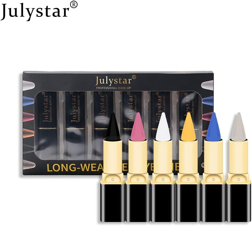 Julystar Long-Lasting Color Eyeliner Makeup Waterproof And Non-Smudge Eyeliner Set