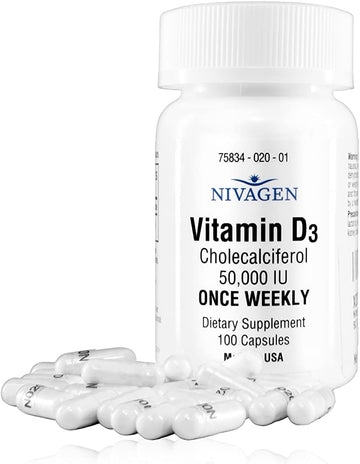 Pharmaceuticals Inc Vitamin D3 50,000 IU Capsule (100)