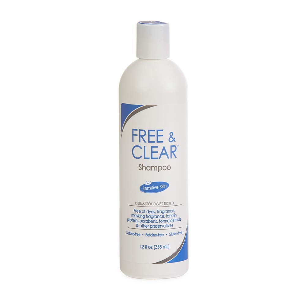 Vanicream Free & Clear Hair Shampoo | For Sensitive Skin | Ph Balanced For All Hair Types | Fragrance And Paraben Free | 12 Ounce