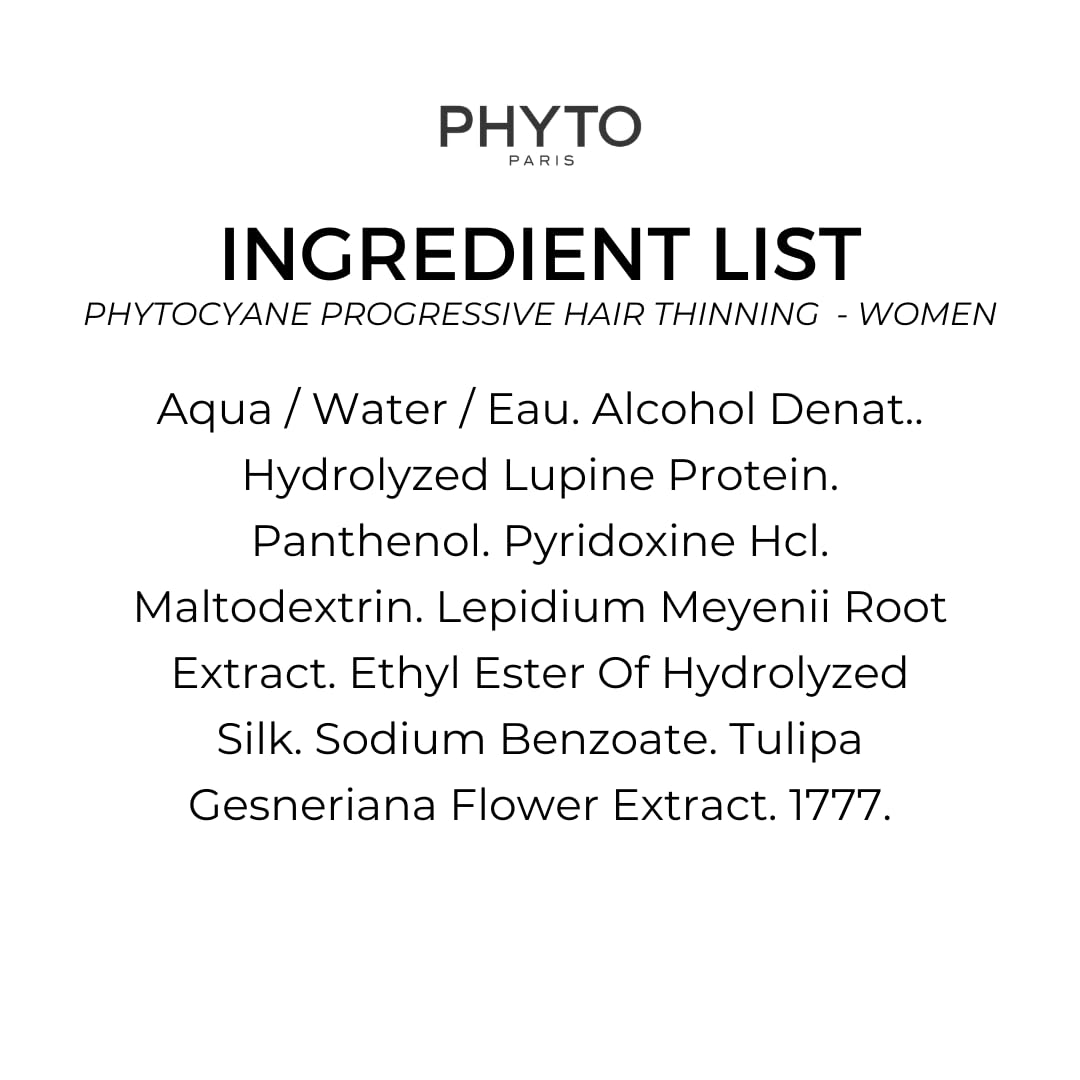 Phytocyane Women Densifying Treatment For Progressive Hair Thinning, Aging, Menopause, Hereditary, 12 Vials X 0.169 Fl.Oz. (1 Month Supply) : Beauty & Personal Care