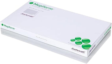 Mepiform With Safetac Technology 4"X7", 5 Count, Self Adherent Soft Silicone Sheeting For Scar Reduction : Health & Household