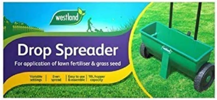 Westland Lawn Fertiliser Push Along Drop Wheeled Spreader?GF6318