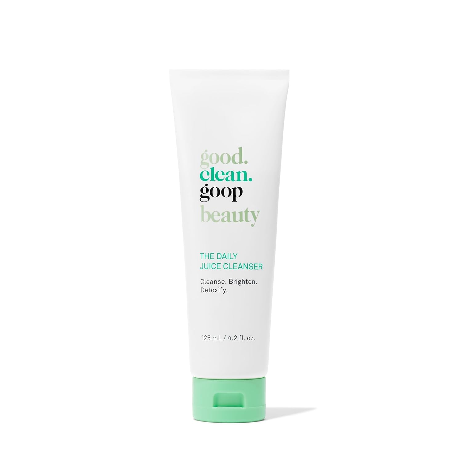 Good.Clean.Goop Beauty The Daily Juice Cleanser | Foaming Facial Cleanser To Hydrate & Cleanse Skin | Fruit Enzyme, Chlorella Extract & Spinach Leaf Extract | Face Wash To Detoxify Skin | 4.2 Fl Oz