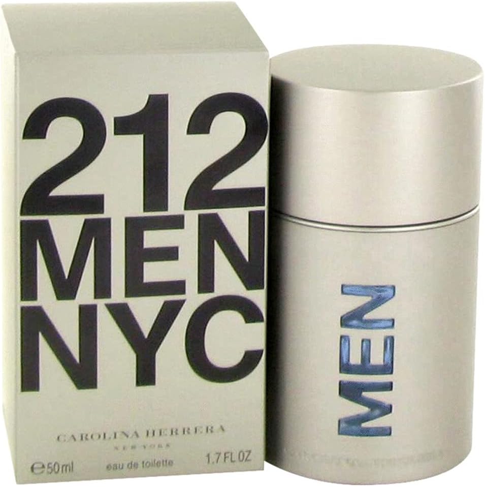 Carolina Herrera 212 Men Eau De Toilette Spray For Him, 50 Ml