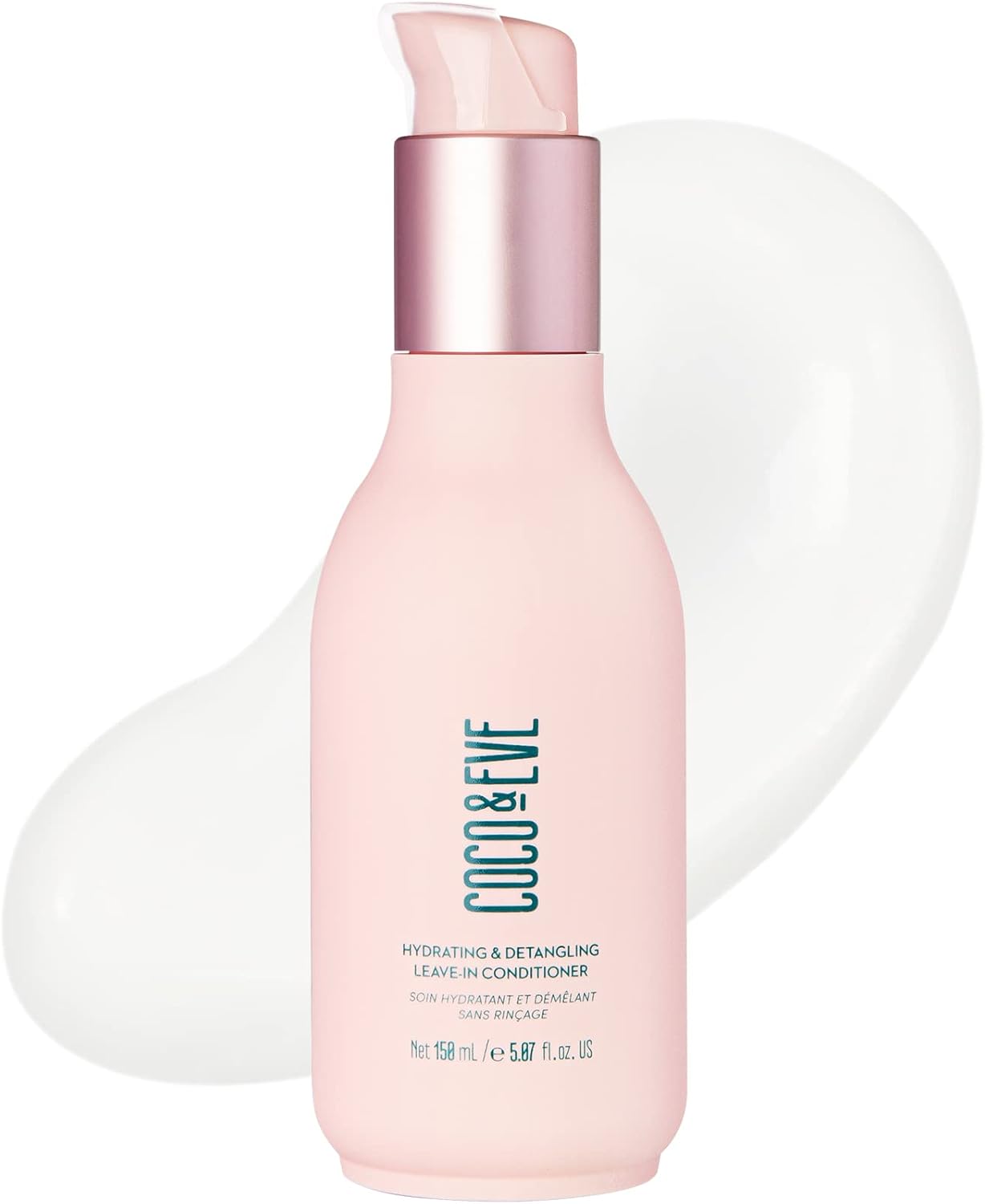 Coco & Eve Hydrating & Detangling Leave-In Conditioner. Coconut, Avocado Oil, Vitamin A & E To Nourish, De-Frizz, Detangle, Minimise Breakage & Split Ends (150Ml)