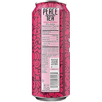 Peace Tea Razzleberry Sweet Iced Tea Drinks, 23 Fl Oz (Pack Of 12)