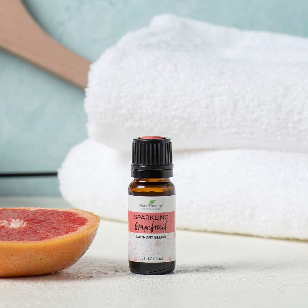Plant Therapy Sparkling Grapefruit Laundry Essential Oil Blend 10 mL (1/3 oz) Pure, Undiluted, Wash Fragrance and Scent Enhancer : Health & Household