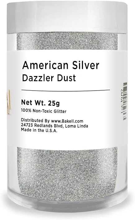Bakell Dazzler Dust Art & Craft Glitter, 25G Jar Bulk | Dazzler Dust | Non-Toxic Decorating Glitter | Arts, Crafts, Slime, Glue, Paint, Face & Body (Hot Pink)