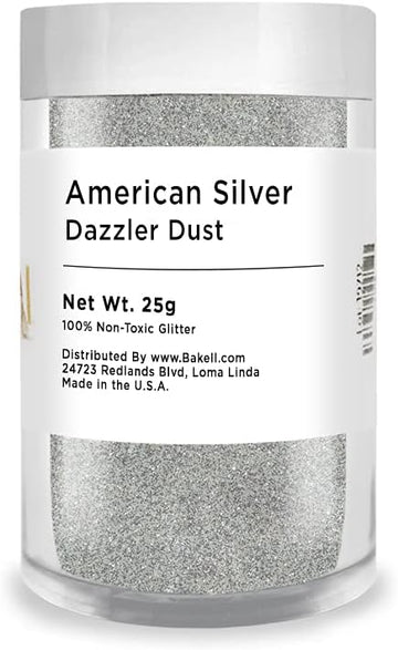 Bakell Dazzler Dust Art & Craft Glitter, 25G Jar Bulk | Dazzler Dust | Non-Toxic Decorating Glitter | Arts, Crafts, Slime, Glue, Paint, Face & Body (Red Hologram)