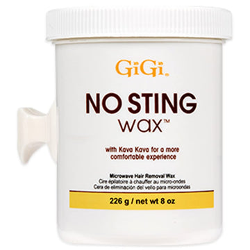 GiGi No Sting Wax with Kava Kava – Microwave Hair Removal Wax, 8 Ounces
