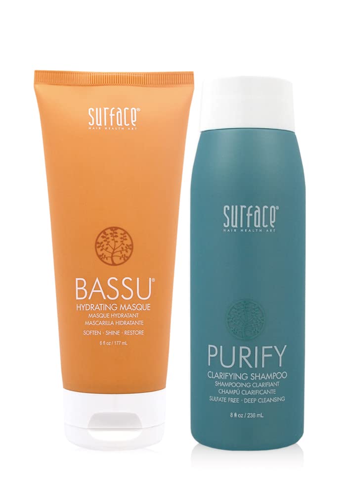 Surface Hair Purify And Protect Duo - Purify Clarifying Shampo And Bassu Hydrating Masque