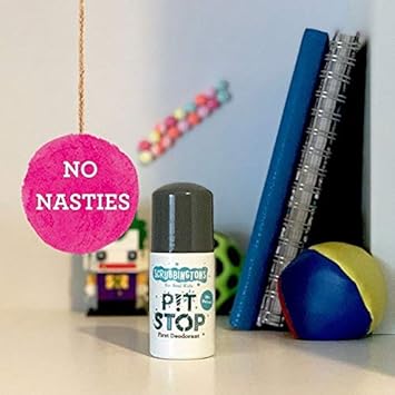 Scrubbingtons Pit Stop Childrens Natural First Deodorant, for Boys and Girls, Aluminium and Alcohol Free, Suitable for Sensitive Skin 1 x 50ml : Amazon.co.uk: Beauty