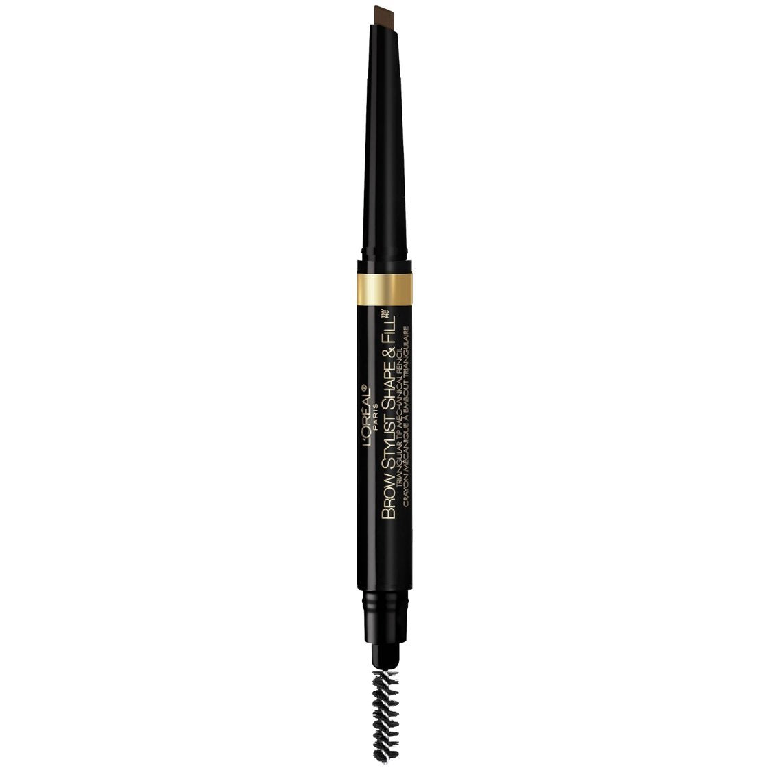 L'Oreal Paris Brow Stylist Shape & Fill Mechanical Eye Brow Makeup Pencil, Dark Brunette, 0.008 Oz