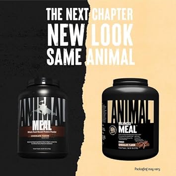 Animal Meal - Protein Shake With Whole Food Ingredients, Aids In Muscle Recovery, With Egg White, Beef & Pea Protein Blend, Chocolate Flavor, 5 Lbs