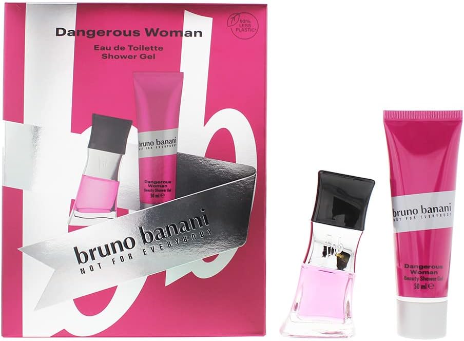 Bruno Banani Dangerous Woman 2 Piece Gift Set: Eau De Toilette 30Ml & Shower Gel 50Ml