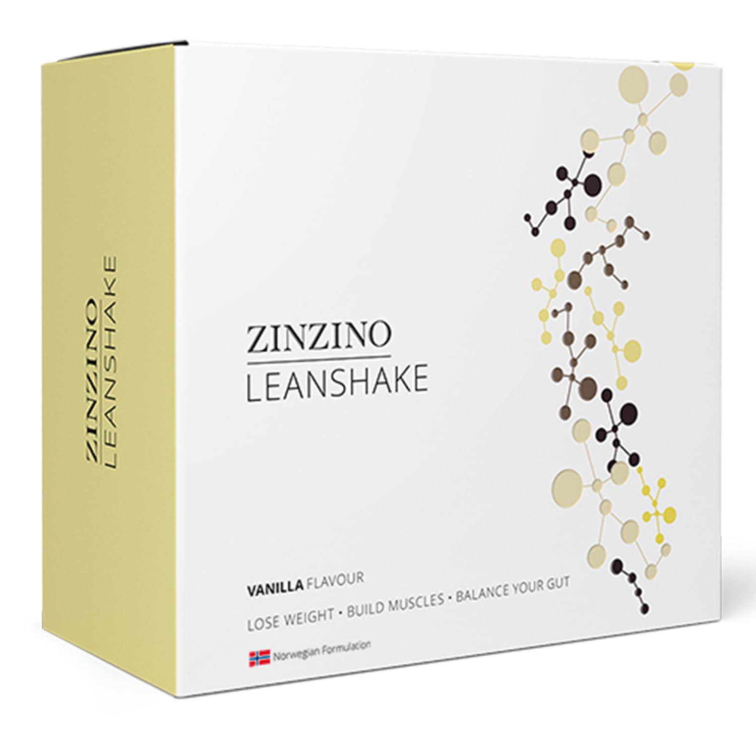 Leanshake Vanilla - Whey Protein Powder For Healthy Body Balance, Muscle Building & Gut Health - Lean Body Protein Shake - (16 X 30G)