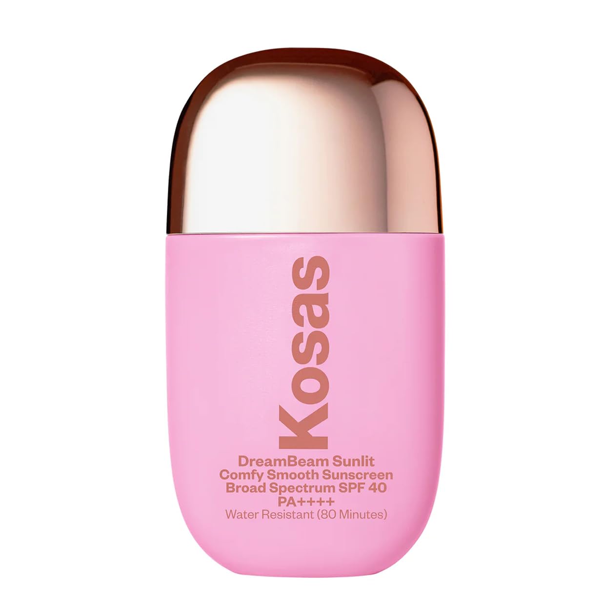 Kosas Mini Dreambeam Mineral Sunscreen Spf 40, Travel Size Face Sunscreen - Lightweight Makeup Base - Radiant Finish, Original, 15Ml