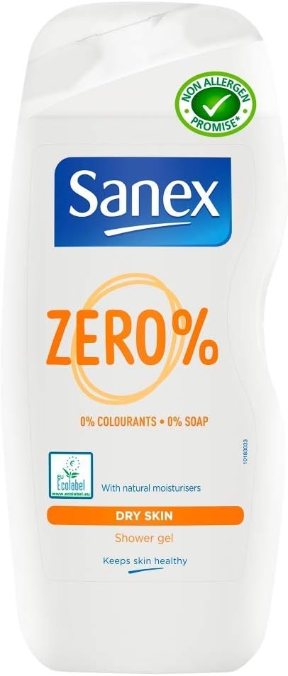 Sanex Zero% Dry Skin Shower Gel 250Ml [Personal Care]