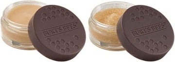 Burt'S Bees Lip Mask & Scrub Bundle - Overnight Treatment With Ceramides, Lip Exfoliator With Sweet Honey Crystals