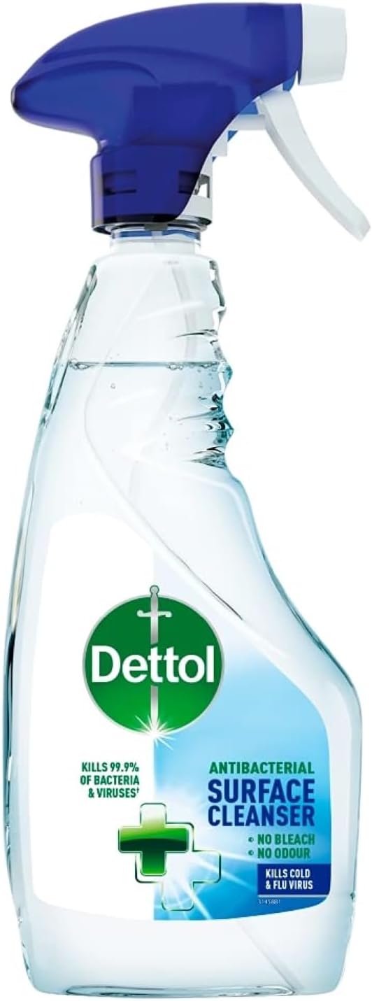 Dettol Antibacterial Surface Cleaner 500ml Spray - 047643 : Amazon.co.uk: Grocery