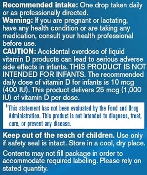 Pharmax D-Mulsion | Liquid Emulsified Vitamin D | 1 Fl. Oz. | Natural Lemon Flavor