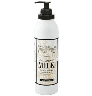 Archipelago Botanicals Oat Milk Lotion, Nurturing and Soothing Daily Lotion for Dry Skin, Non-Toxic Body Lotion Free from Parabens, Phthalates and GMOs (18 oz)