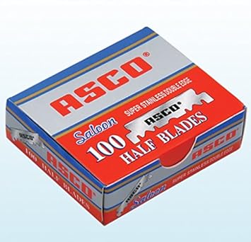 Asco Single Edge Razor Blades, 100 Blades
