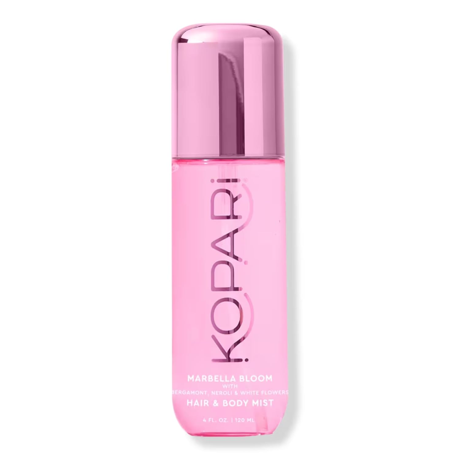 Kopari Hair & Body Mist Malibu Peach, Long-Lasting Playful Vibrant Tropical Scent, Warm Floral Fragrance, Blend Of Peach With A Kiss Of Jasmine, 4 Oz