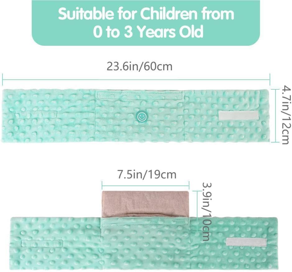 Comfheat Colic And Gas Relief For Newborns And Infants, Flaxseed Heated Tummy Wrap, Baby Swaddling Belt With Soothing Warmth, Natural Relief For Upset Stomach In Babies Toddlers, 0-3 Years (Orange) : Baby