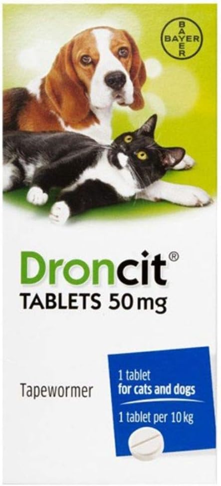 Bayer - Droncit Dog & Cat Tapeworm X 20 Tablets