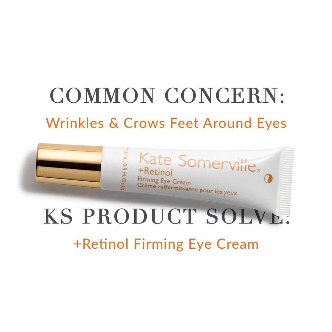 Kate Somerville Retinol Firming Eye Cream – Anti-Aging Treatment Clinically Proven to Firm, Brighten and Smooth Lines and Wrinkles, 0.5 Fl Oz : Beauty & Personal Care