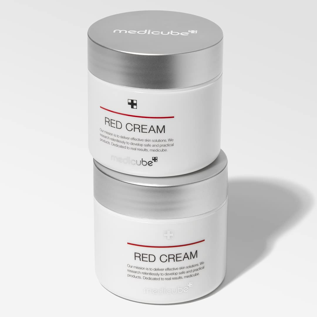 Medicube Red Cream 2.0 | Low-Irritating Formula For Trouble-Prone Skin | Soothing And Relieving | Formulated With Bha, Niacinamide & Adenosine | Non-Comedogenic | Korean Skincare (1.69Fl.Oz.) : Beauty & Personal Care