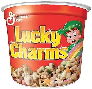 Lucky Charms Cereal, Oats And Marshmallows, 1.7 Oz, 6/Bx (Gem13899)